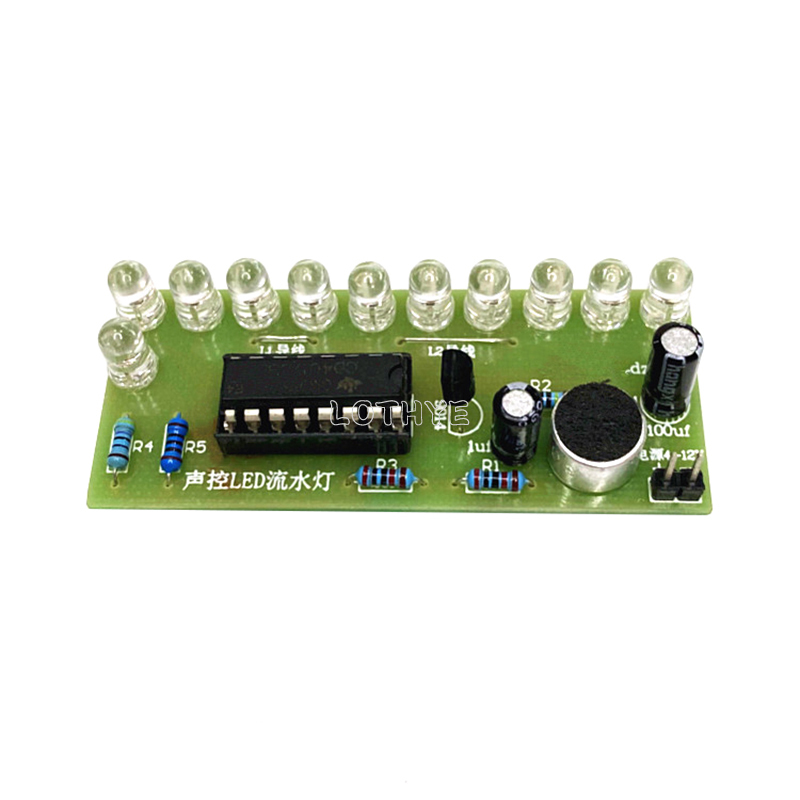 CD4017 Voice Control LED Water - Diy Electronics Tool Kit のレビューと価格