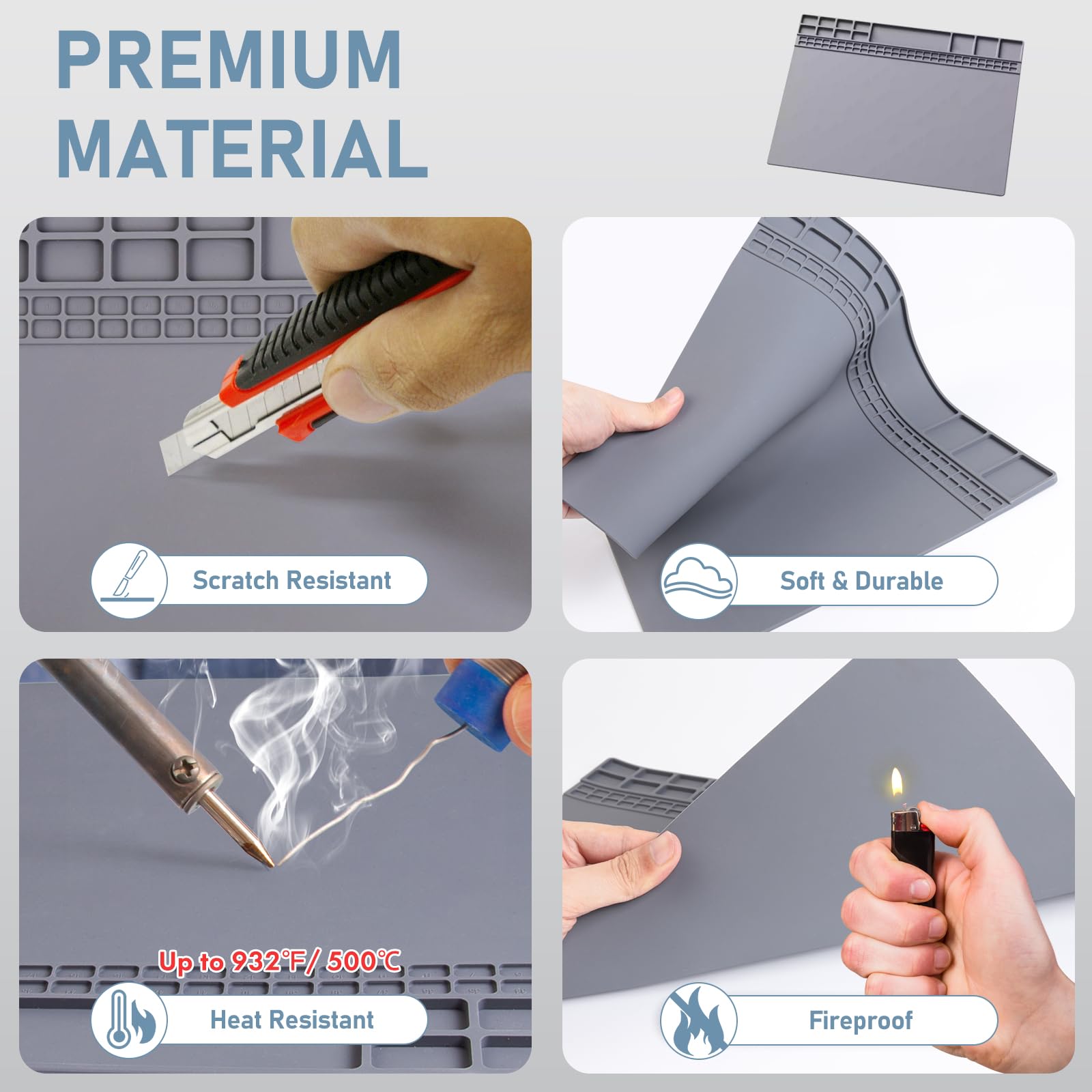 Magnetic Silicone Solder Pad 5 - Diy Electronics Repair のレビューと価格