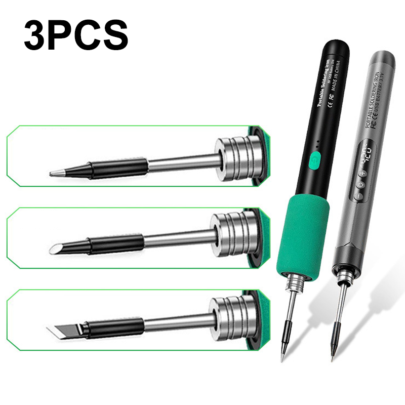 3Pcs USB Soldering Iron Tip wi - Diy Electronics Repair のレビューと価格