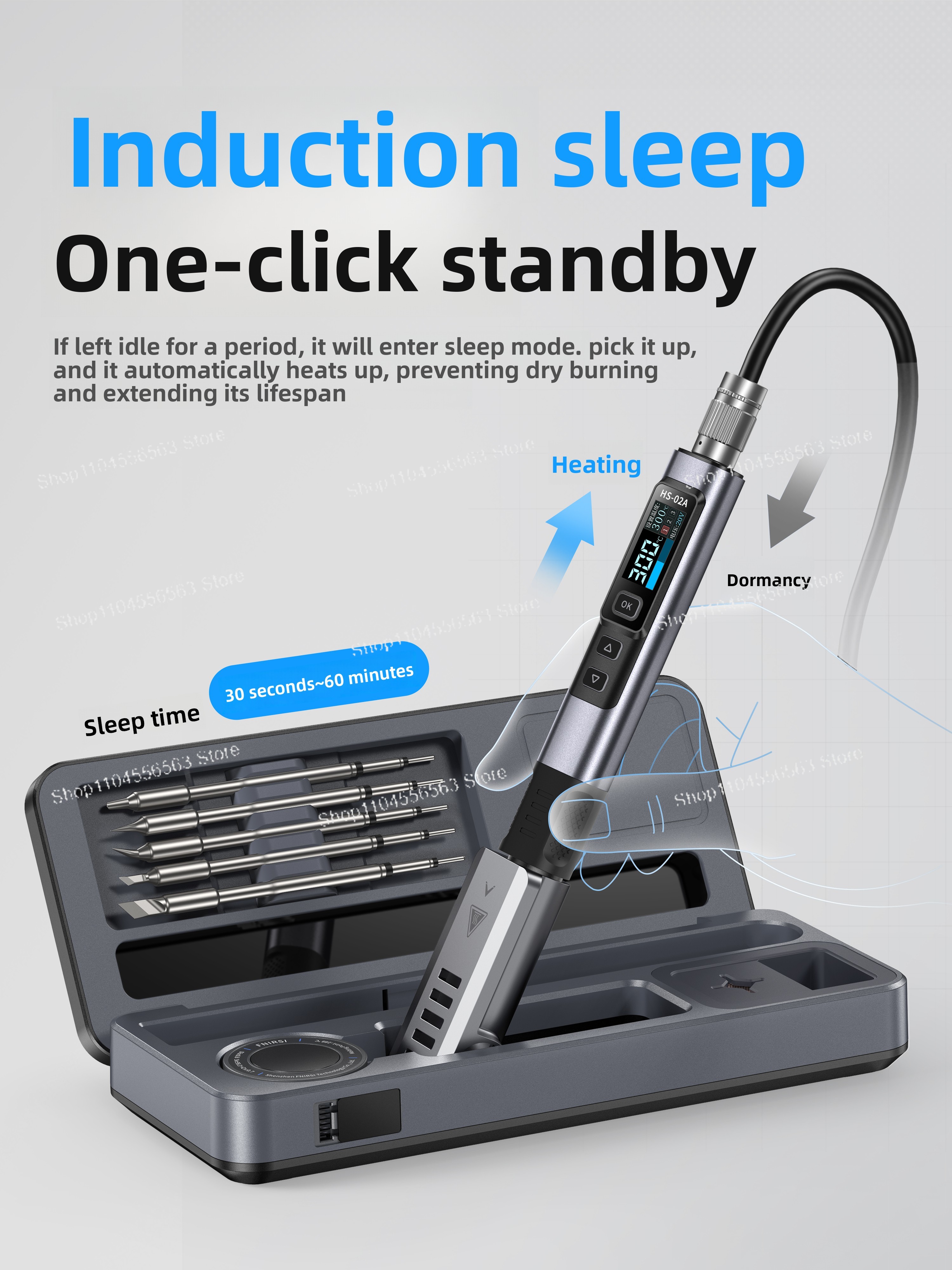 Smart Soldering Iron Kit HS02  - Diy Electronics Workstation のレビューと価格