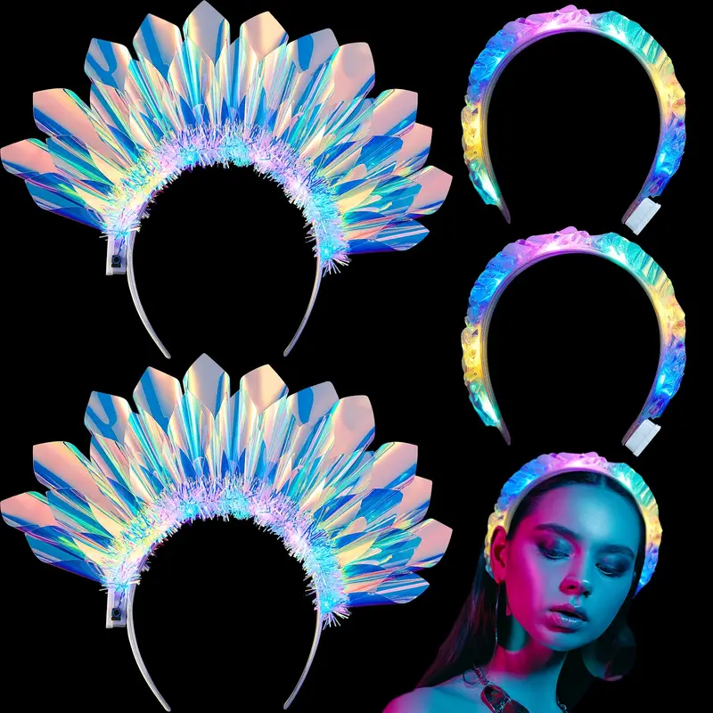 Glowing Laser Headband Light U - Diy Halloween Electronics のレビューと価格