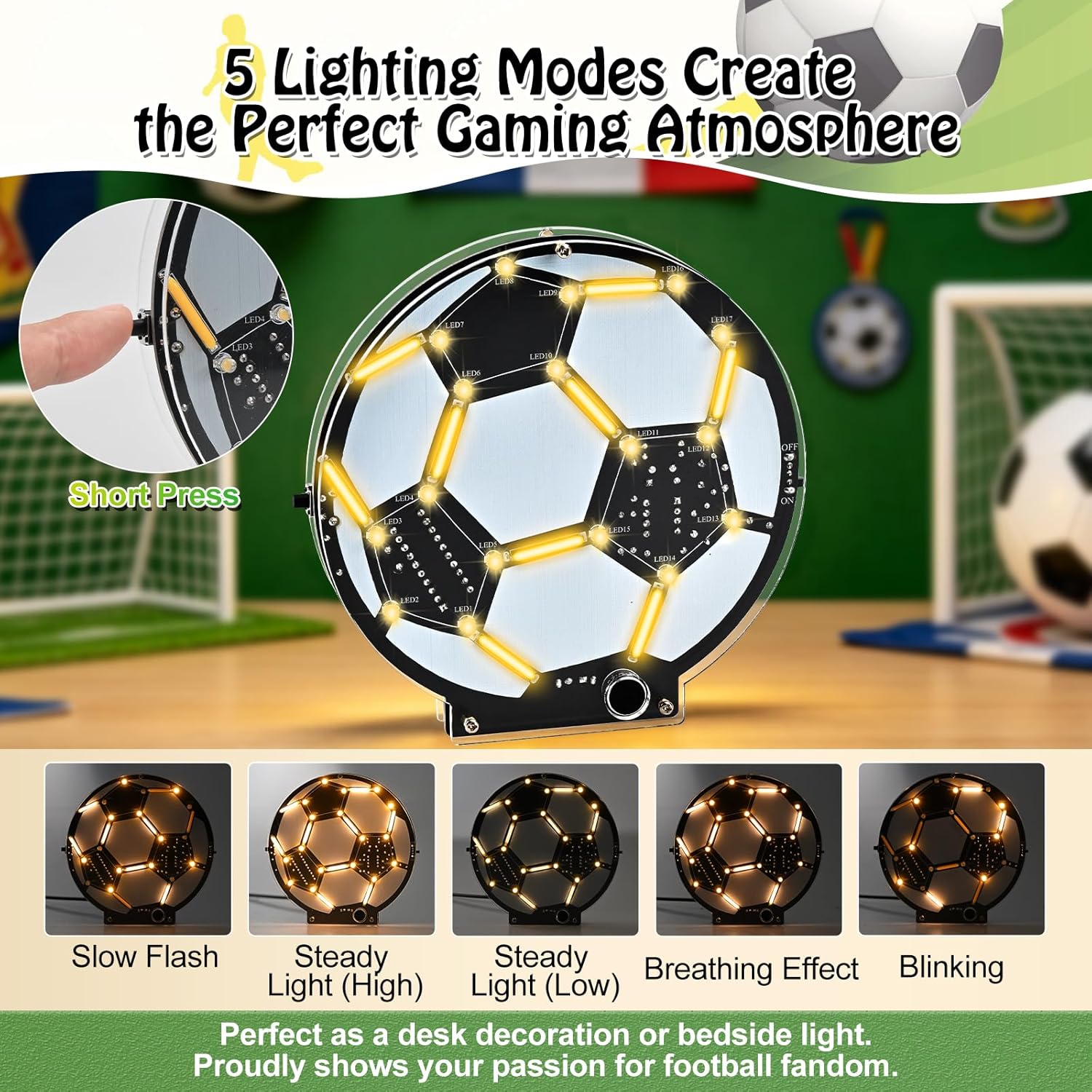 DIY Soccer Ball LED Soldering  - Diy Electronics Filament のレビューと価格