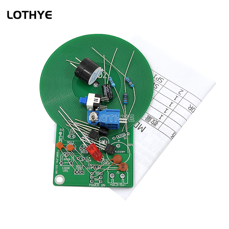 DC 3V-5V Metal Detector Kit DI - Diy Electronics Tool Kit のレビューと価格