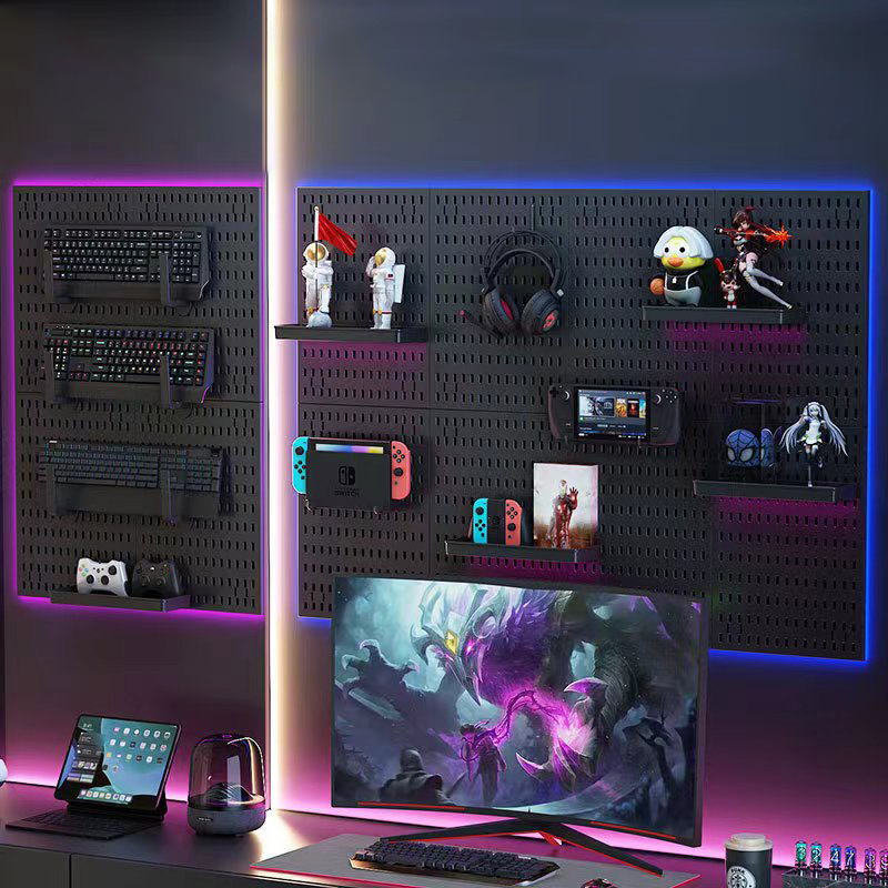 Wall-Mounted No-Punch Hole Boa - Diy Electronics Rack のレビューと価格