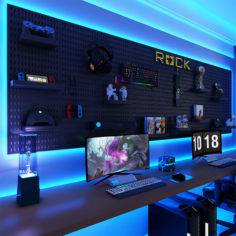 Wall-Mounted No-Punch Hole Boa - Diy Electronics Rack のレビューと価格