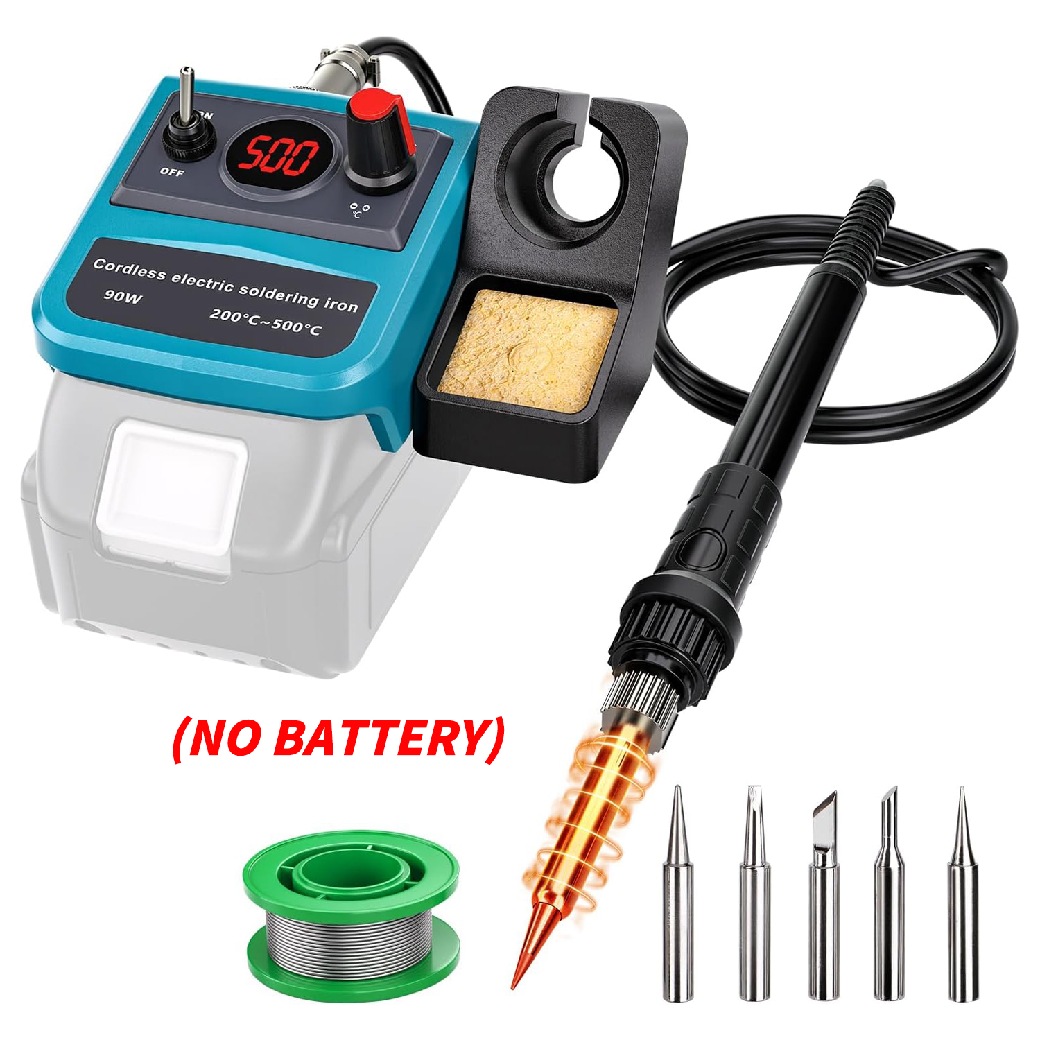 90W LED Digital Cordless Solde - Diy Electronics Tool Kit のレビューと価格