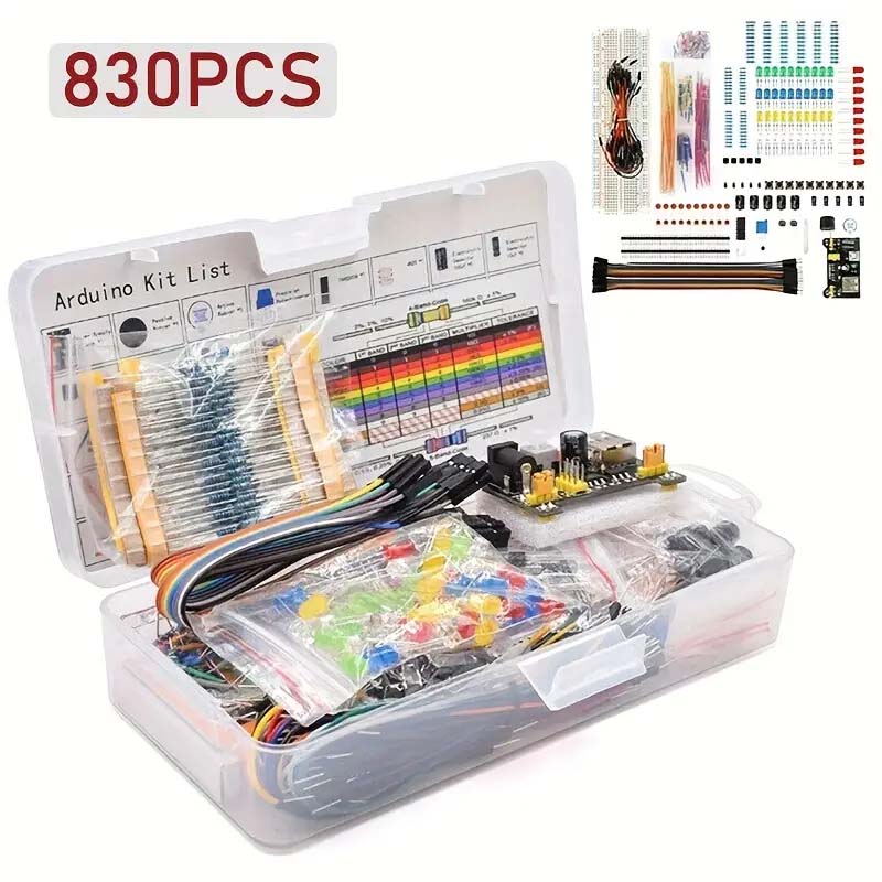 830Pcs/Box DIY Project Starter - Arduino Uno Starter Kit のレビューと価格