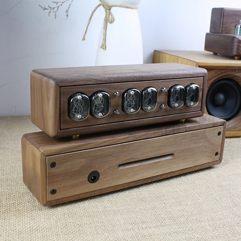 Luxury Wood Nixie Tube Clock D - Diy Electronics Gift Ideas のレビューと価格