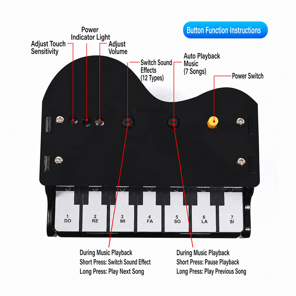 DIY Electronic Keyboard Kit 7  - Diy Guitar Electronics Kit のレビューと価格