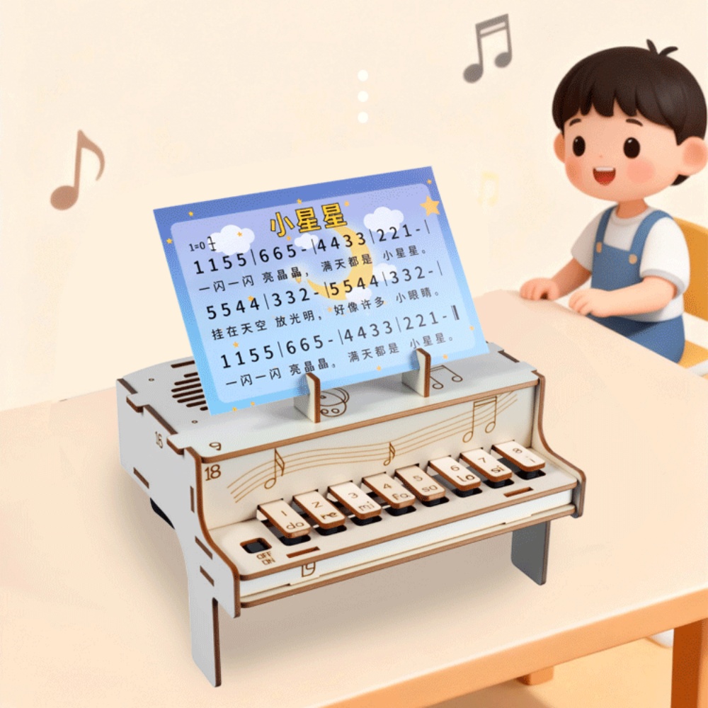 DIY Wooden Electronic Piano Mo - Diy Electronics Tool Kit のレビューと価格