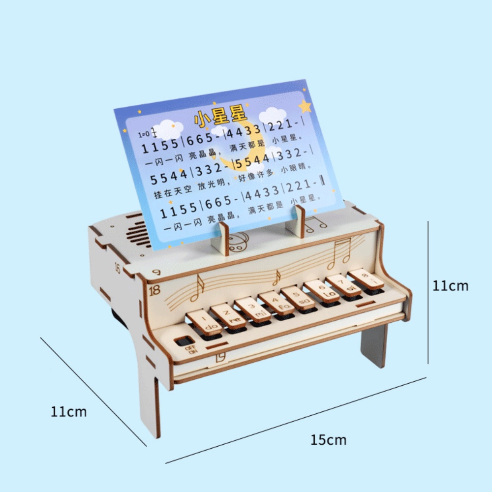 DIY Wooden Electronic Piano Mo - Diy Electronics Tool Kit のレビューと価格