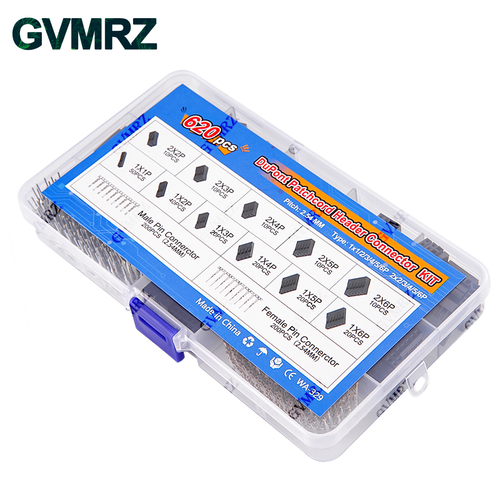 620PCS DuPont Header Connector - Diy Electronics Tool Kit のレビューと価格