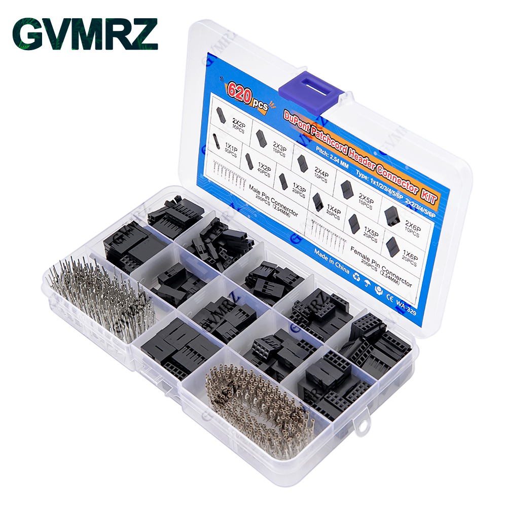 620PCS DuPont Header Connector - Diy Electronics Tool Kit のレビューと価格