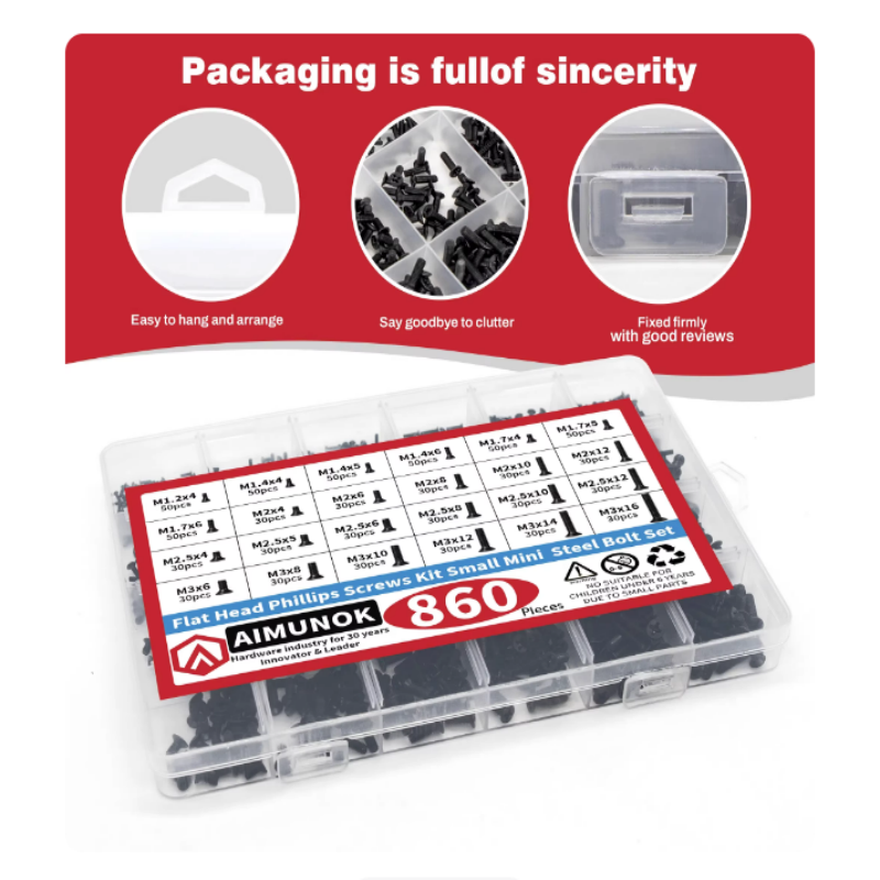 860PCS Small Screws Assortment - Diy Electronics Repair のレビューと価格