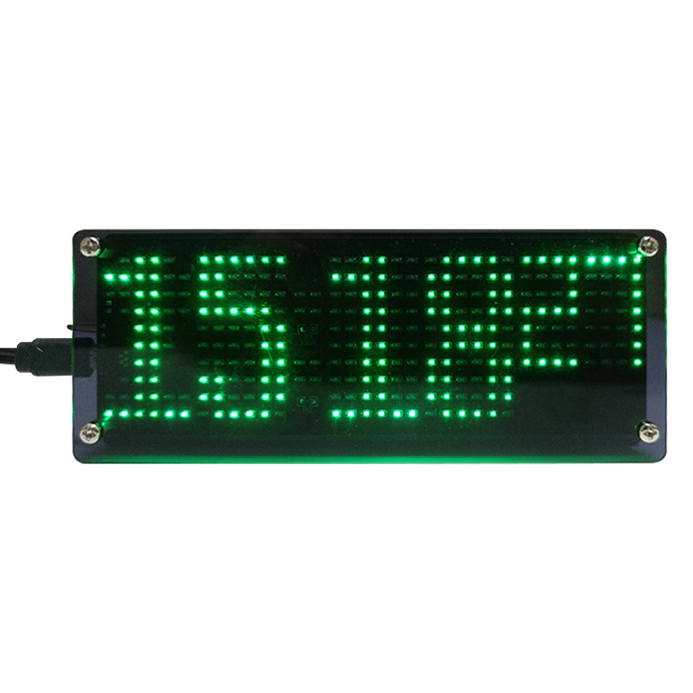 DIY Digital Dot Matrix Clock E - Diy Electronics News のレビューと価格