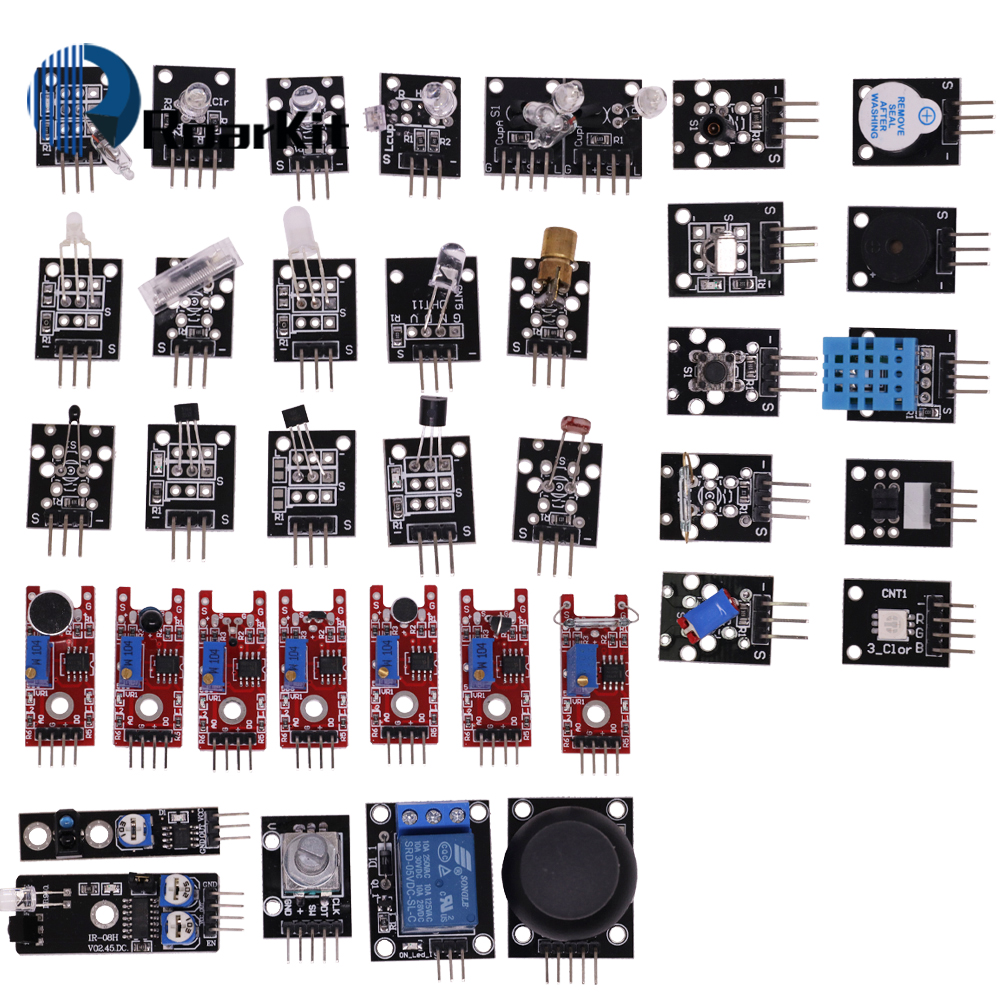 45 in 1 Sensors Modules For Ar - Arduino Uno Starter Kit のレビューと価格