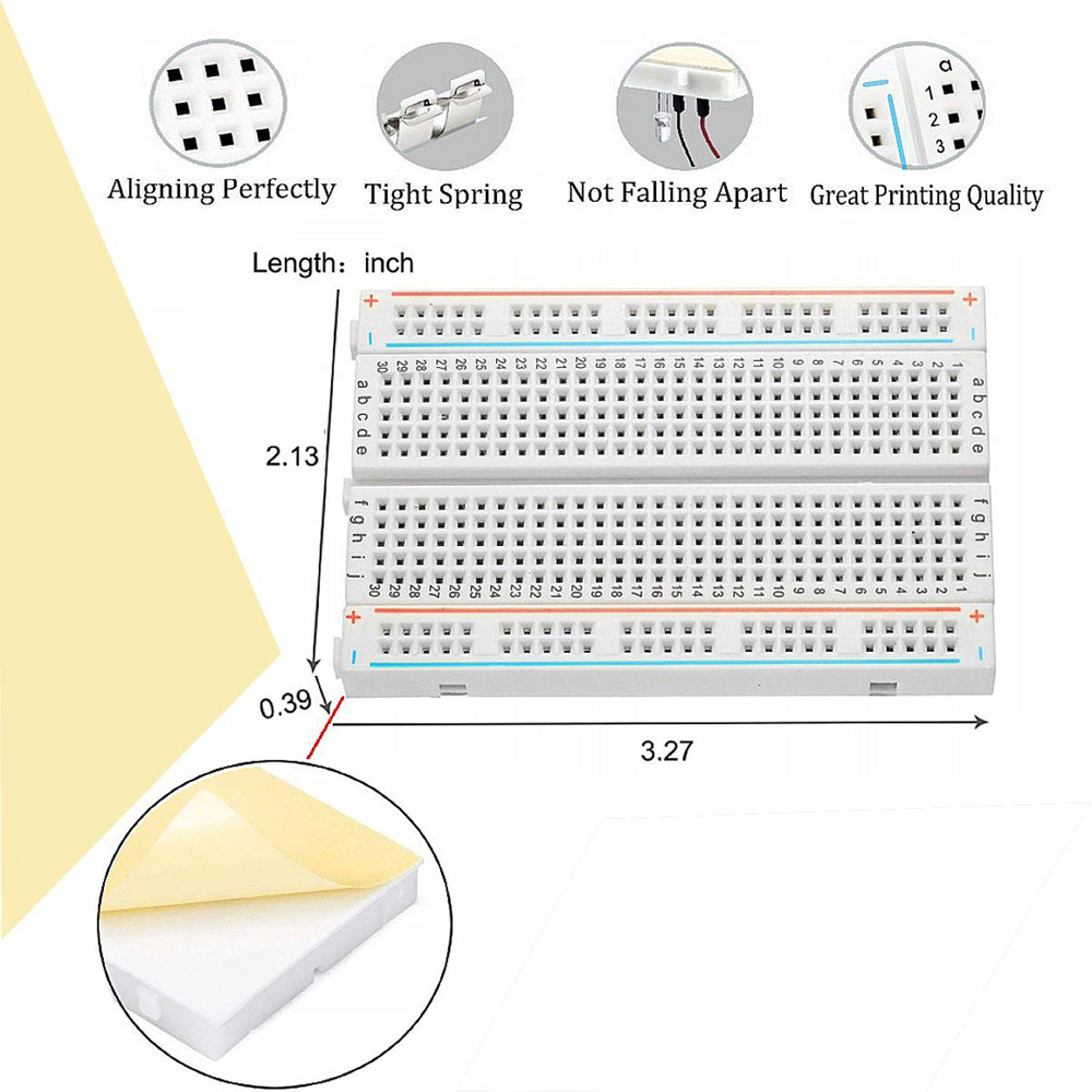 Breadboard Jumper Wire Kit wit - Diy Electronics Breadboard のレビューと価格