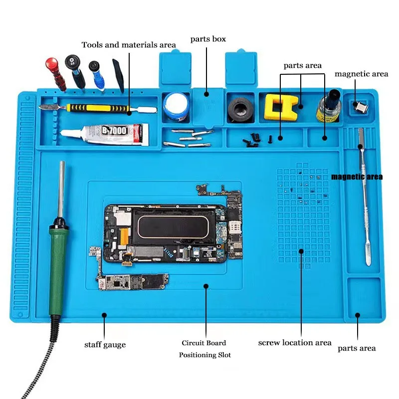 Anti-Static Silicone Soldering - Diy Electronics Workstation のレビューと価格