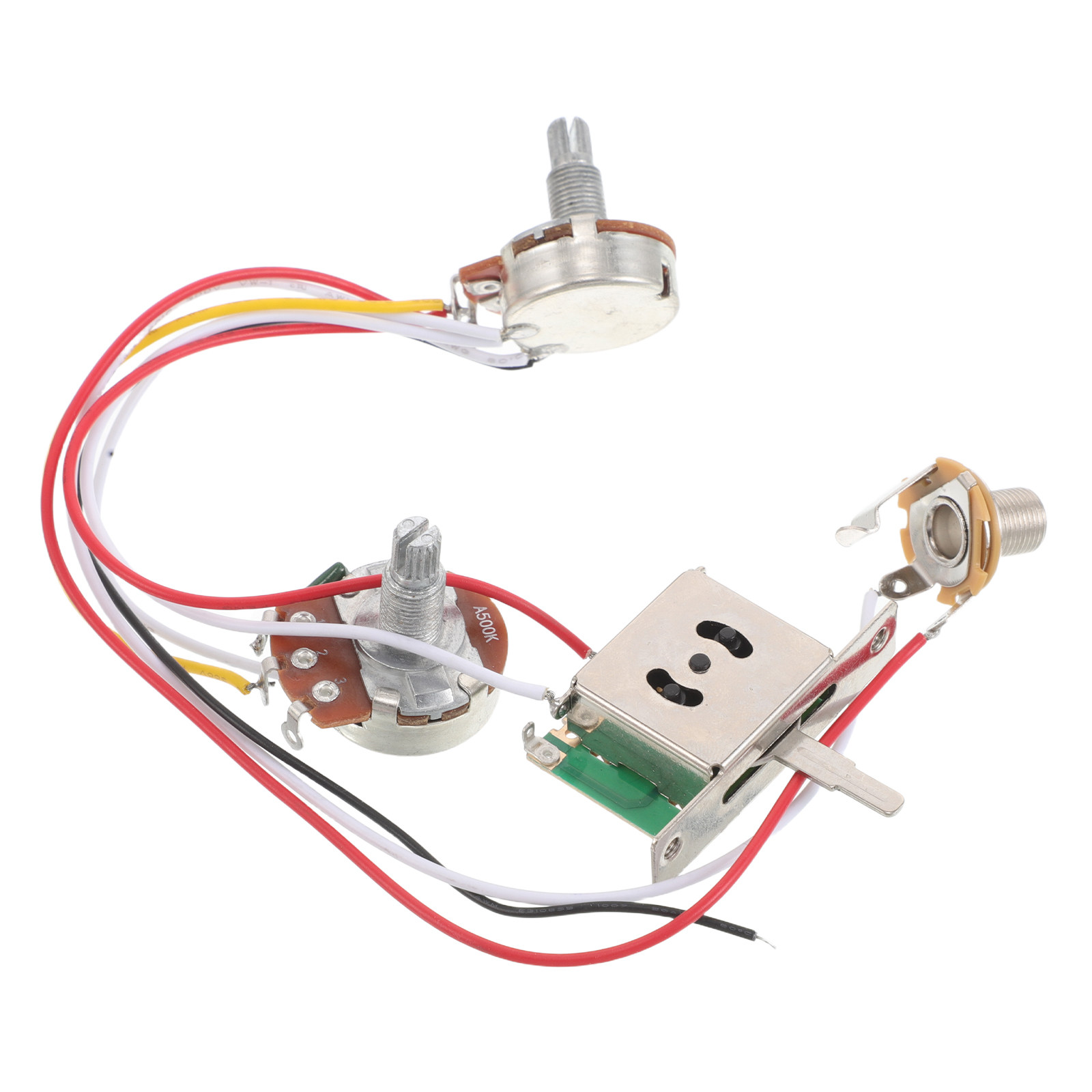 1Set Guitar Wiring Harness Kit - Diy Guitar Electronics Kit のレビューと価格