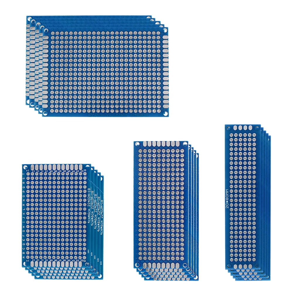 20PCS/Lot Double sided PCB kit - Diy Electronics Breadboard のレビューと価格