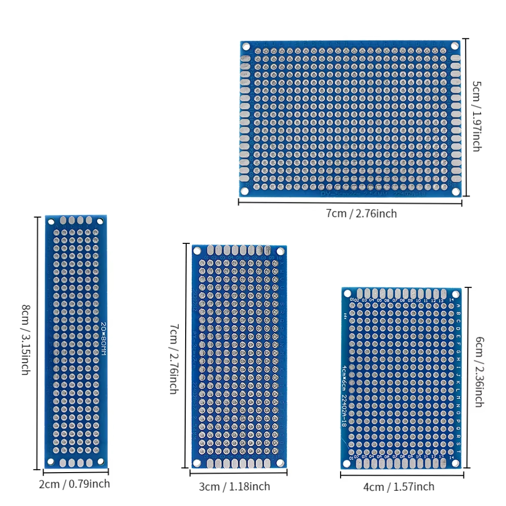 20PCS/Lot Double sided PCB kit - Diy Electronics Breadboard のレビューと価格