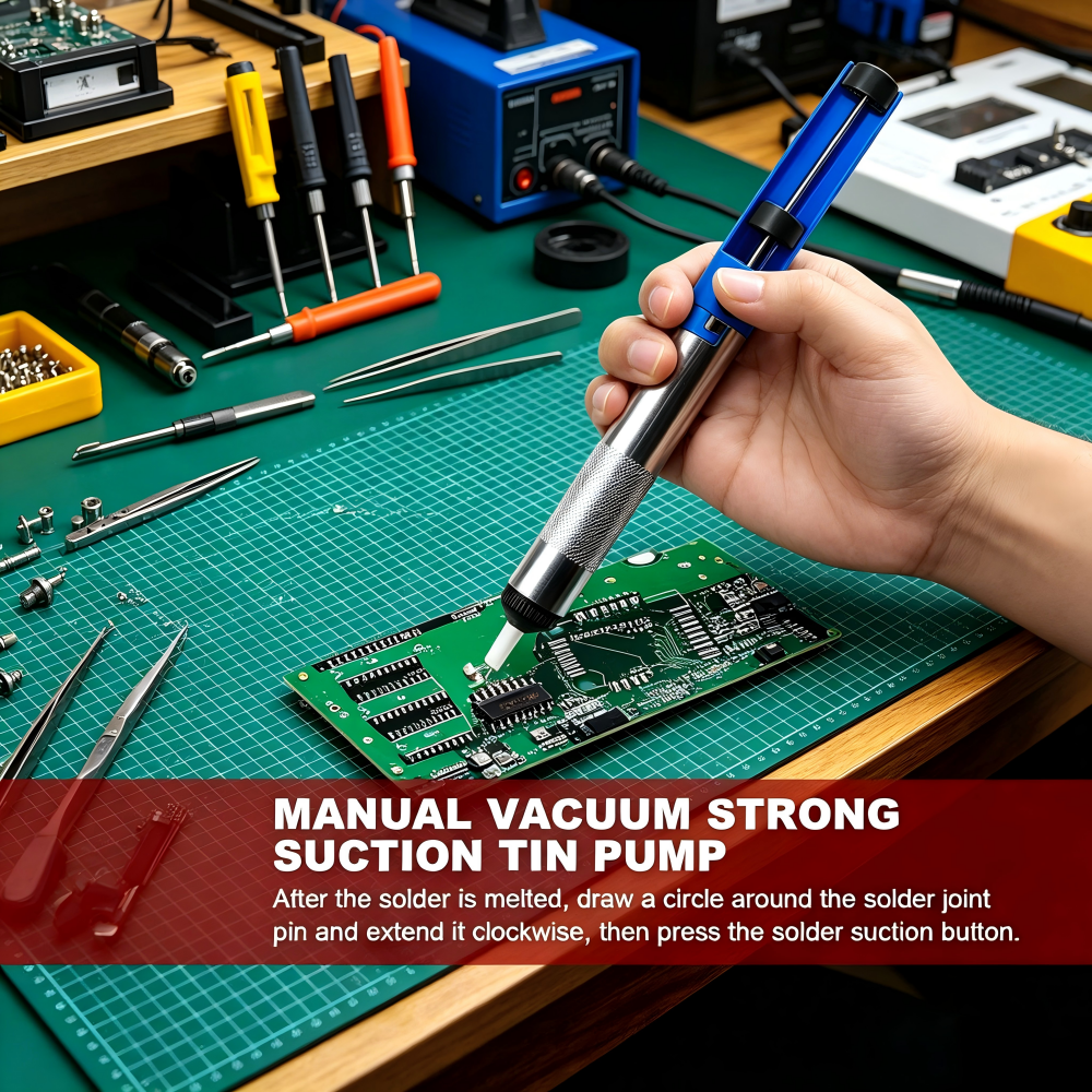 1PC Portable  Aluminum Desolde - Diy Electronics Repair のレビューと価格